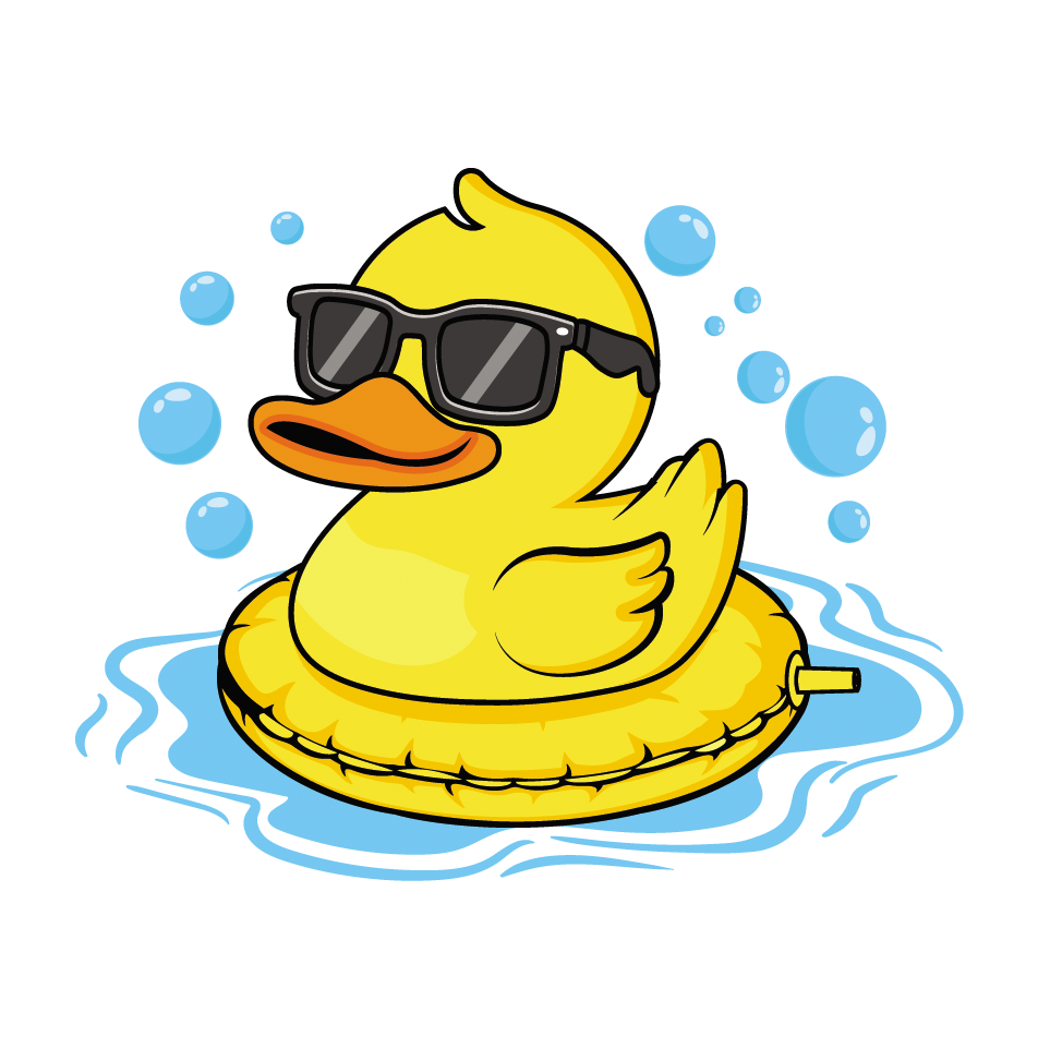 Rubber Duck Plumbing Logo