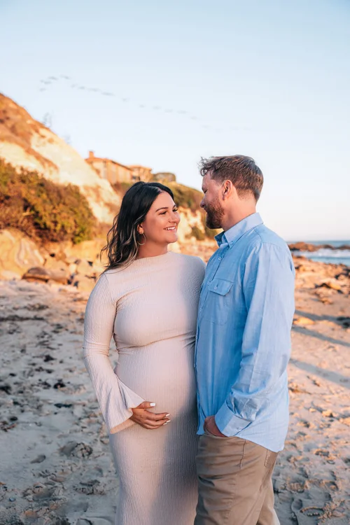 Benjamin maternity session at Little Corona del Mar