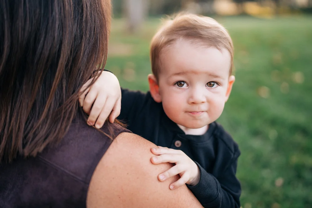 A mini session family portrait in Orange County