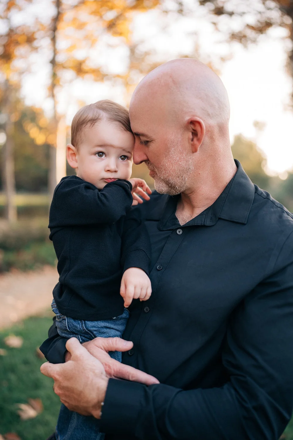 Parents and children during a fifteen minute mini session