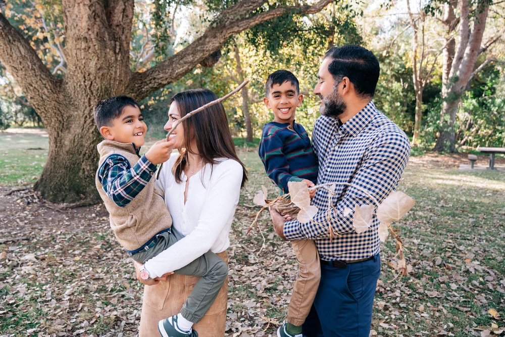 TODO ALT - Sondhi family session, Yorba Regional Park