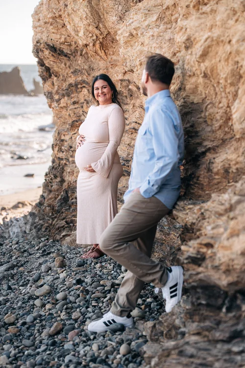 Benjamin maternity session at Little Corona del Mar
