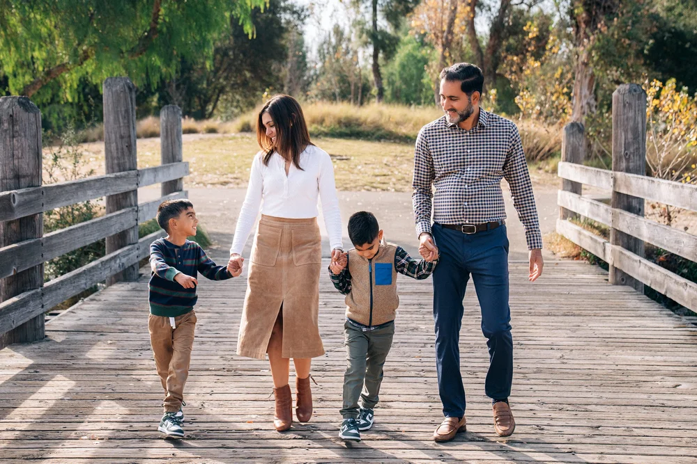 TODO ALT - Sondhi family session, Yorba Regional Park