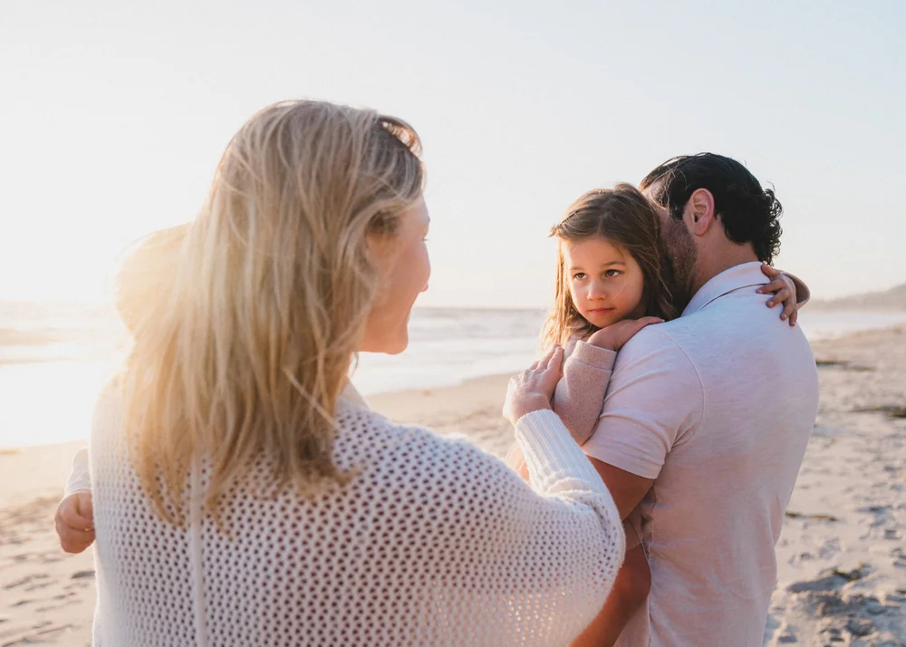 Fall family session moment