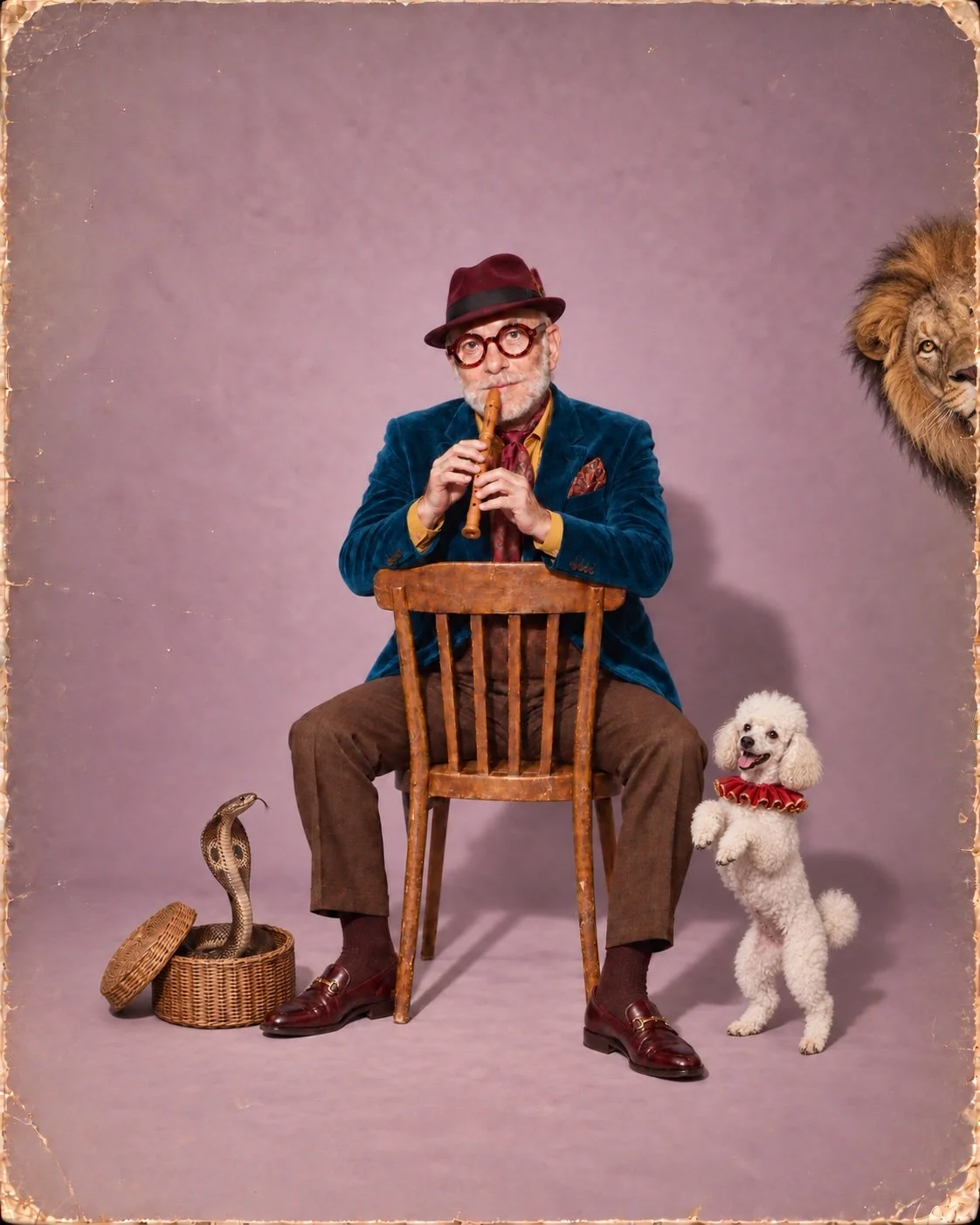Portrait de Xavier, studio vintage