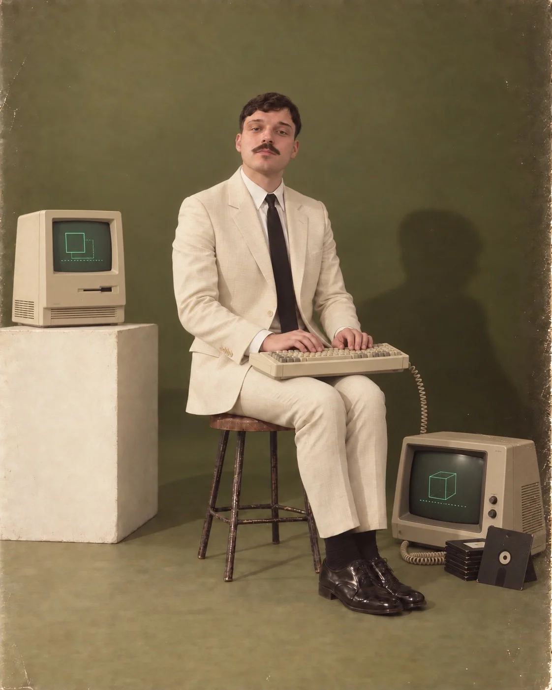 Portrait de Max, studio vintage