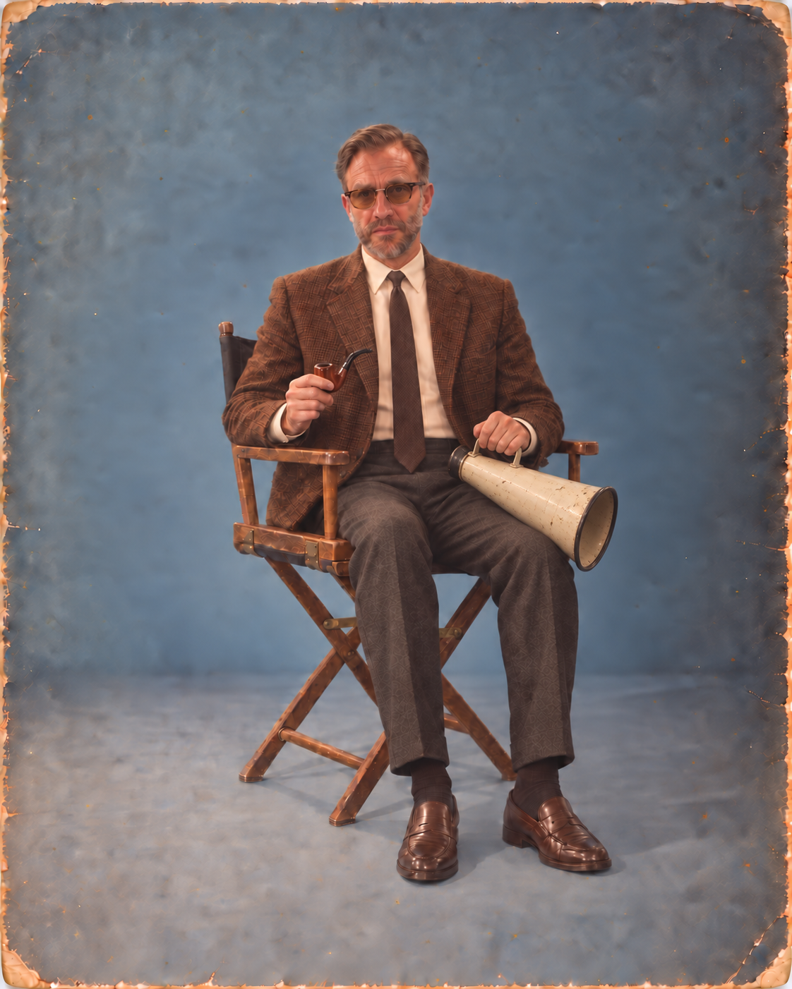Portrait de Raphaël, studio vintage