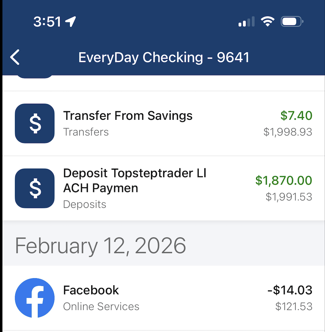 Payout proof screenshot