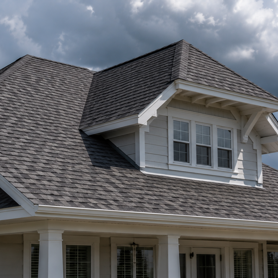 new residential roof with hurricane straps and sealed decking