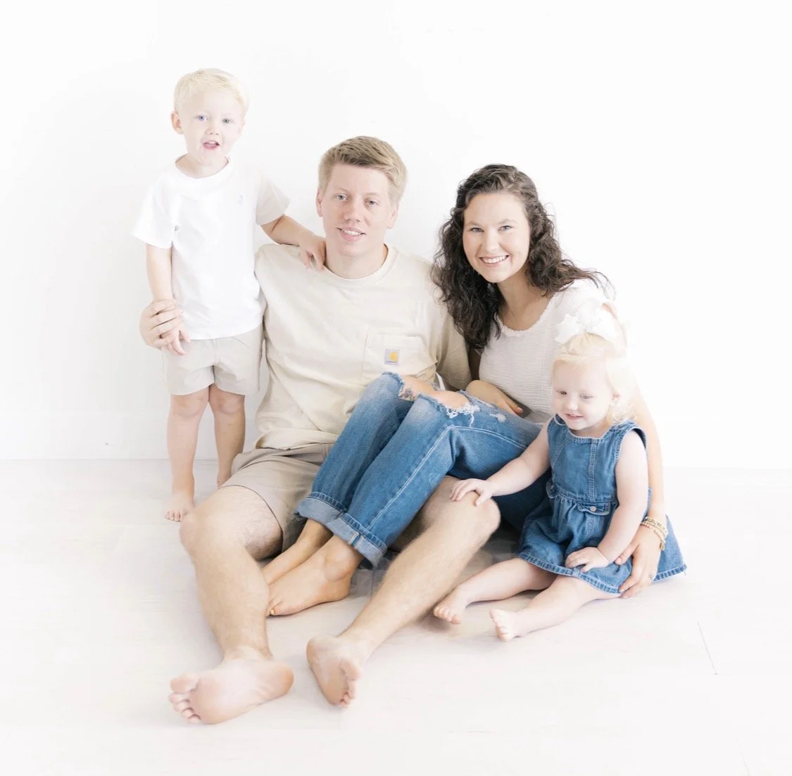 Tyler Hanks and his family