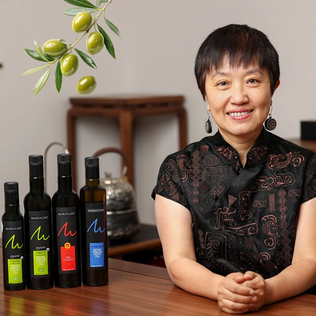 Lovevoo founder Queenie, Bluffdale olive oil sommelier