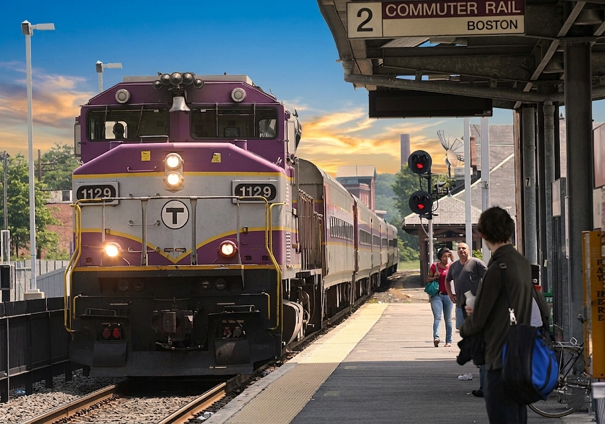 Commuter rail in Framingham