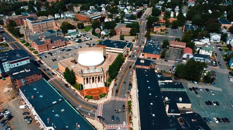 Framingham downtown and community scene
