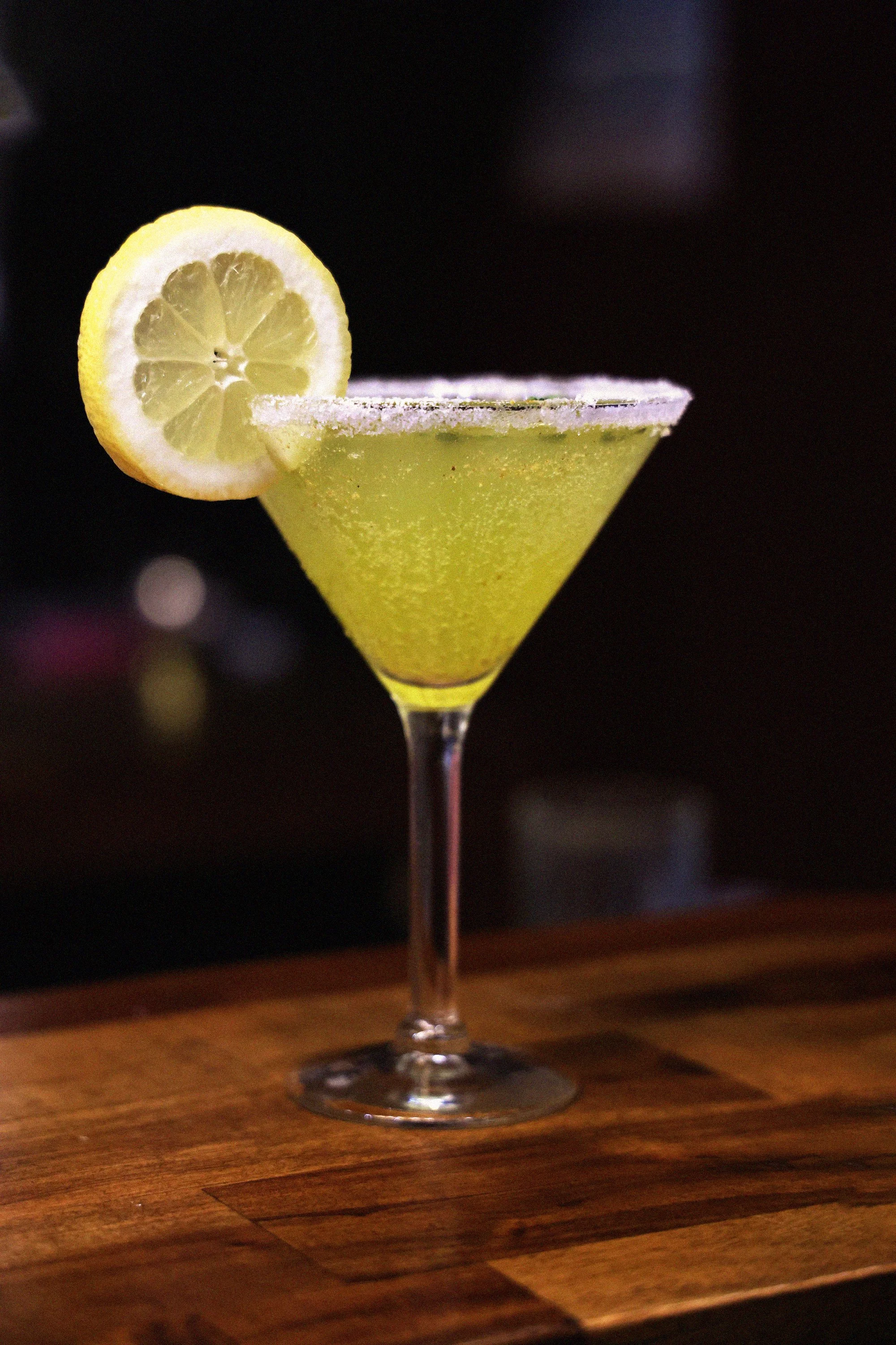 Lemon drop cocktail