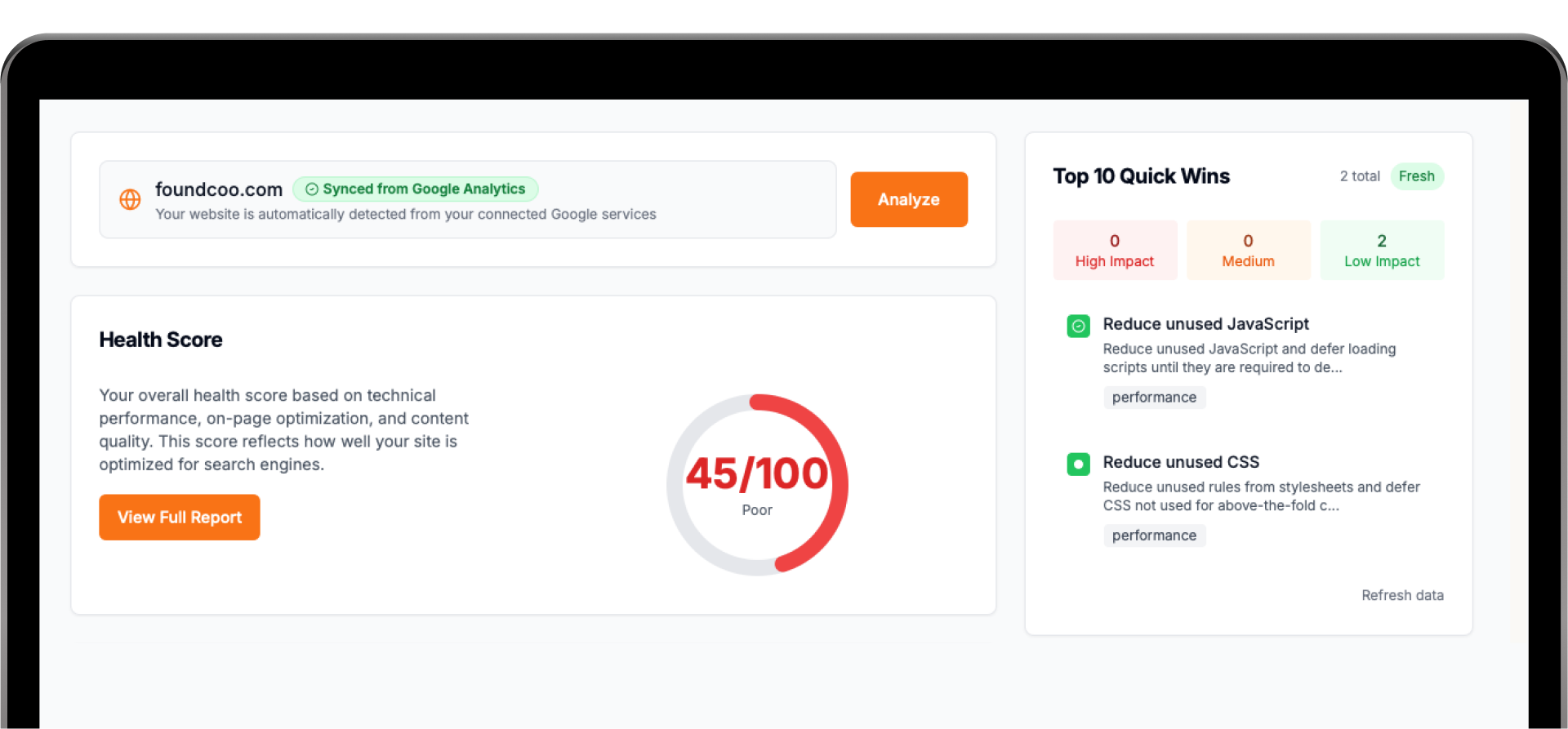 AI Insight Hub mockup 3