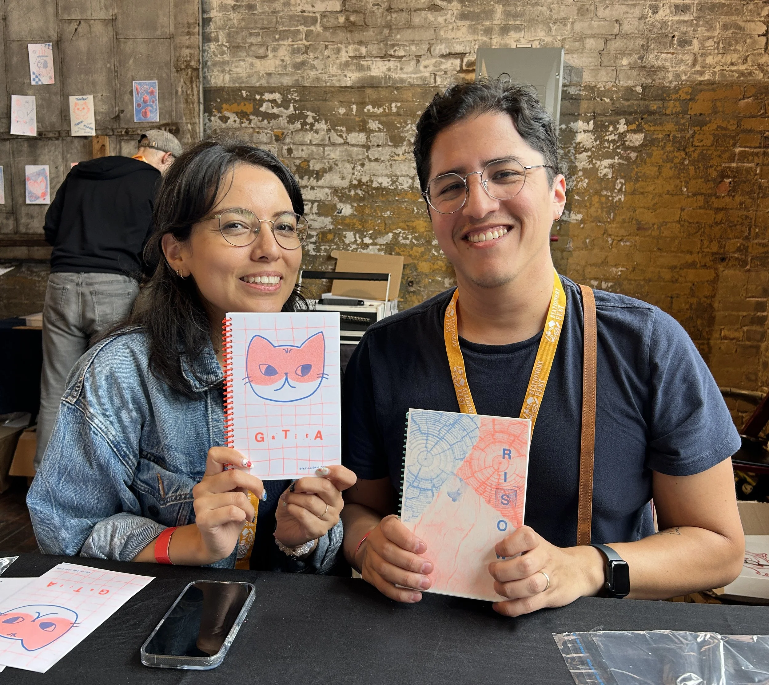 Risograph printing in action