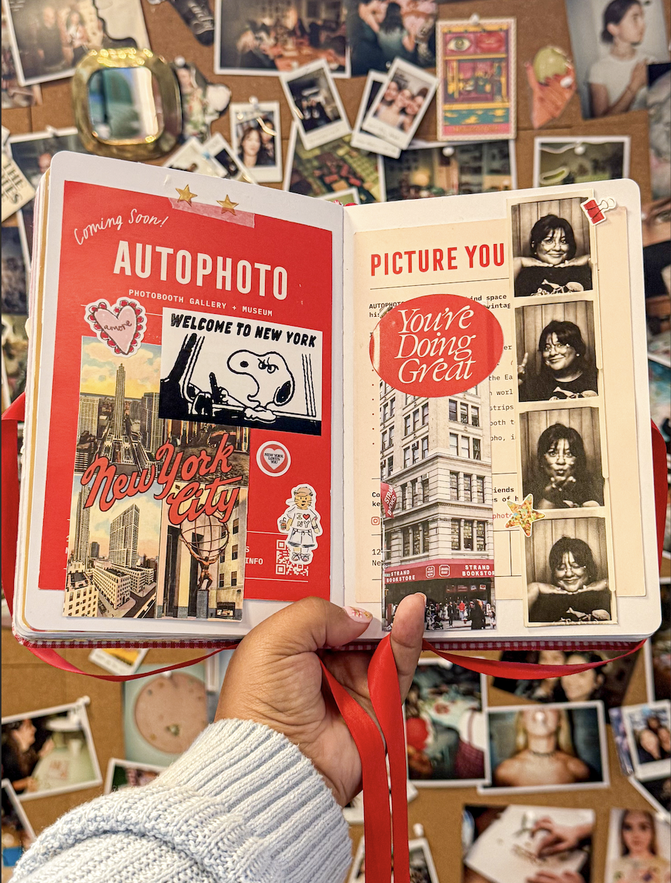 Layering ephemera techniques