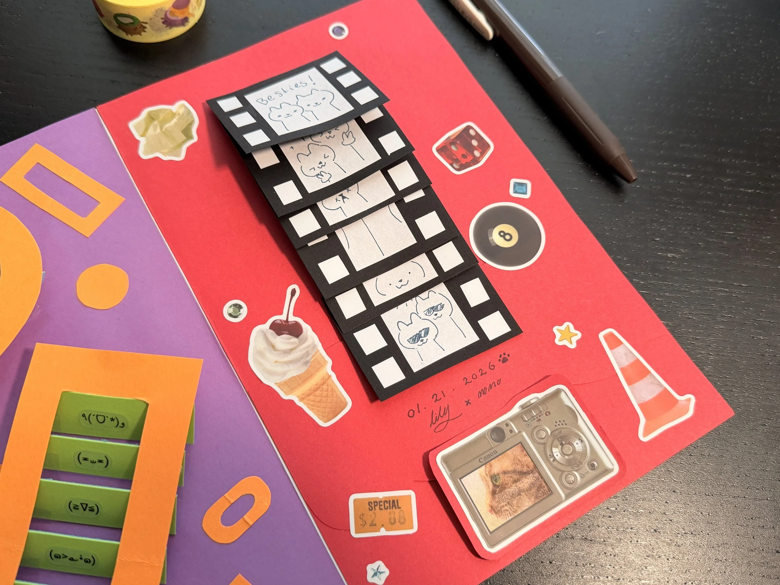 Pop up book spread example