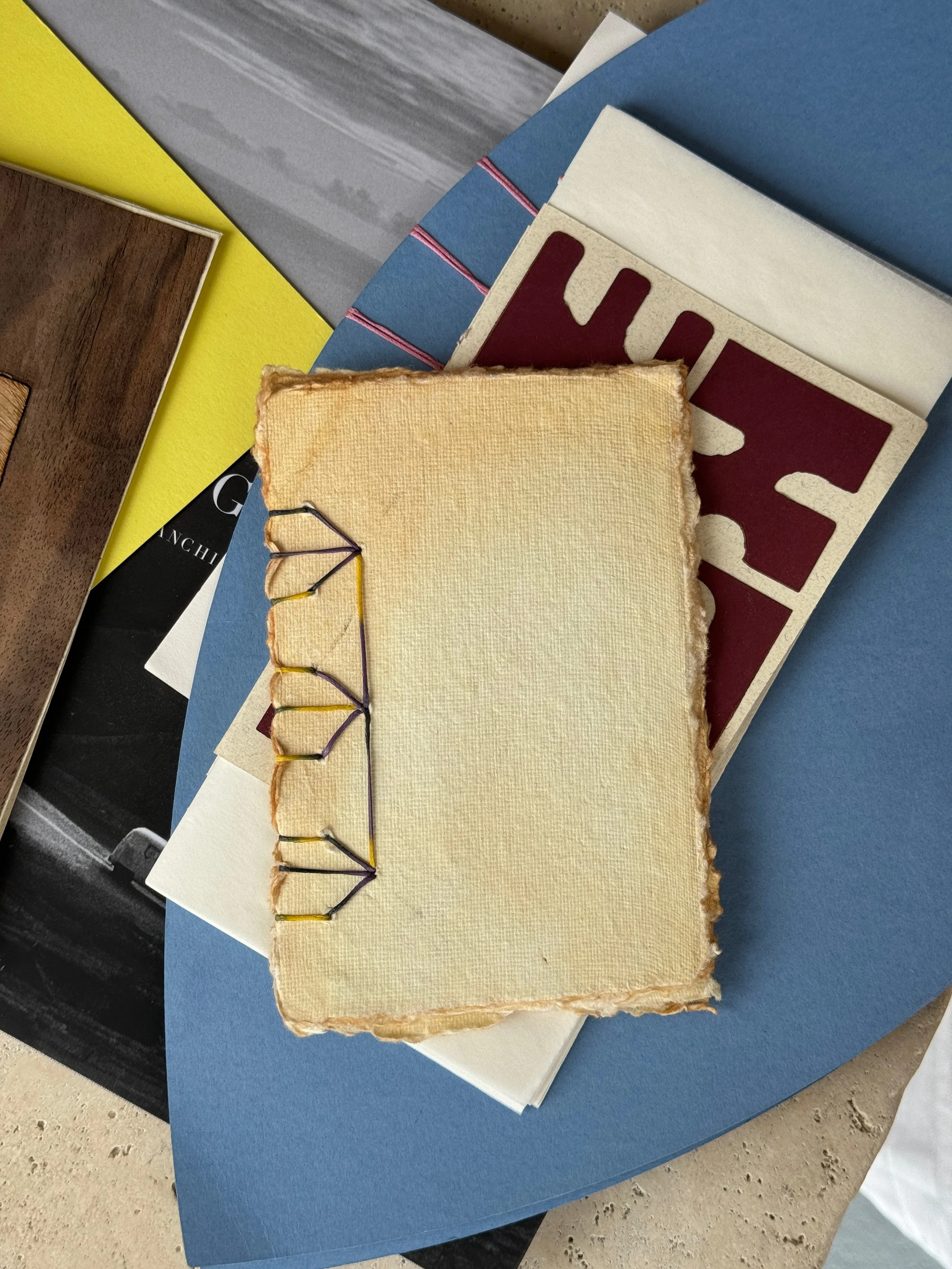 Japanese binding technique in progress