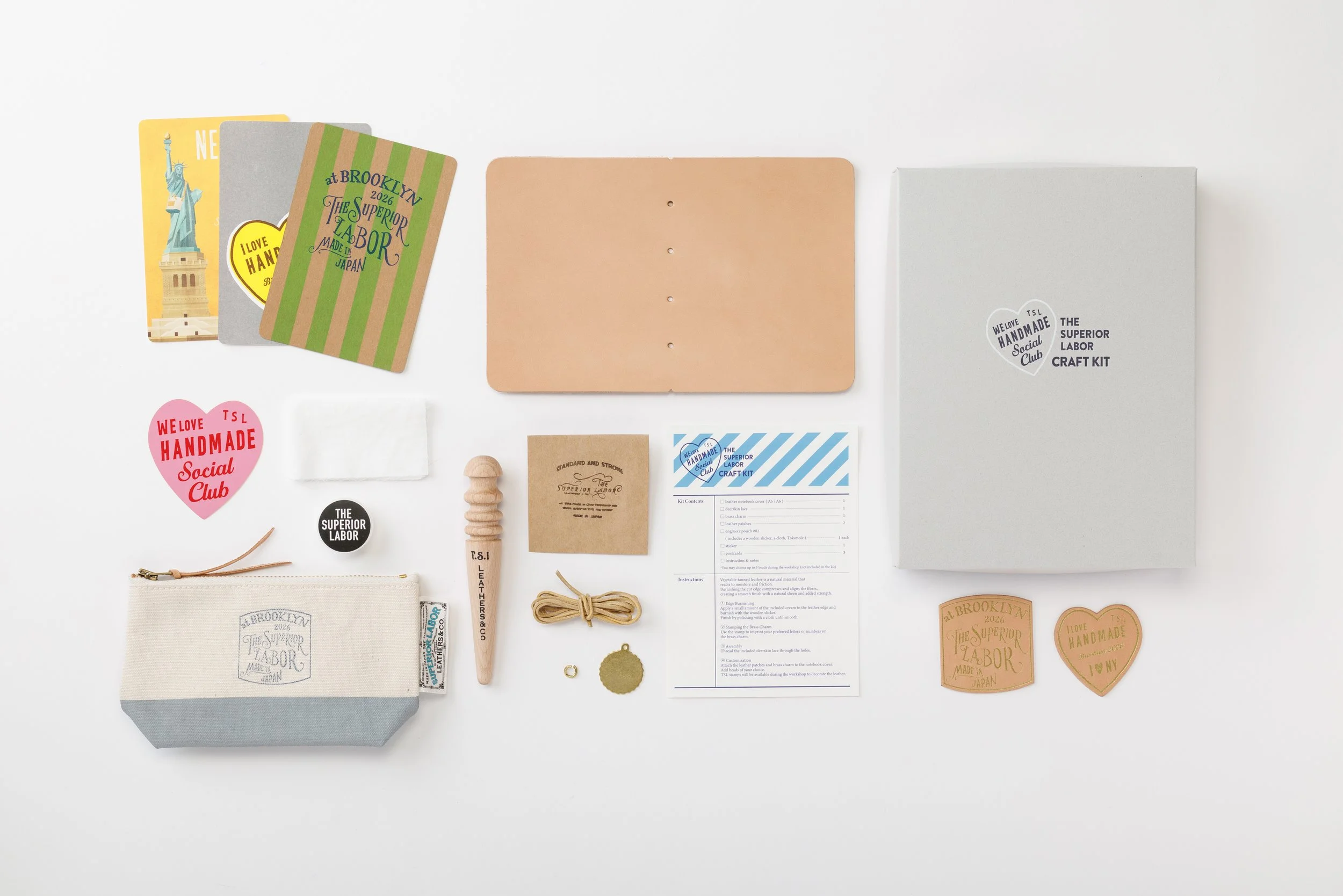 Finished leather notebook covers