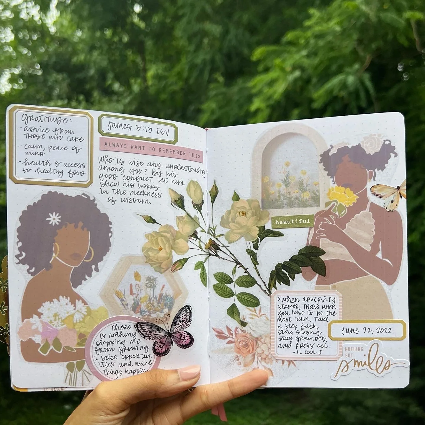 Workshop participants journaling