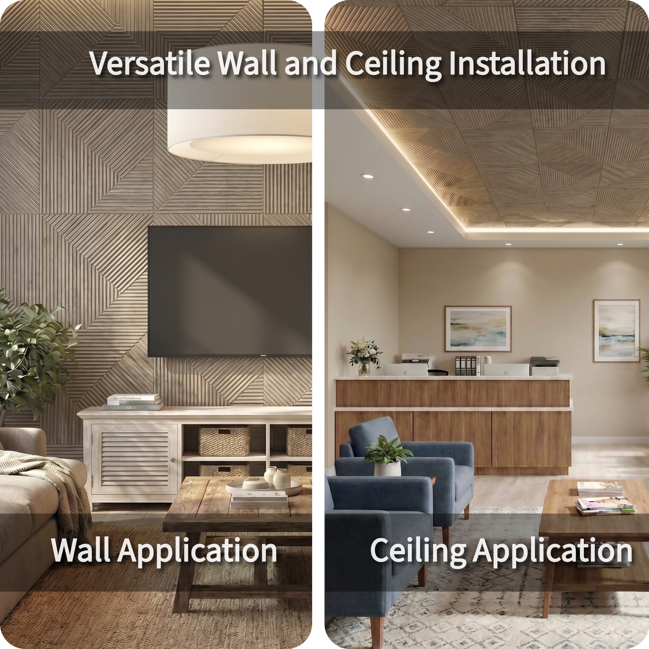 Natural Oak versatile installation