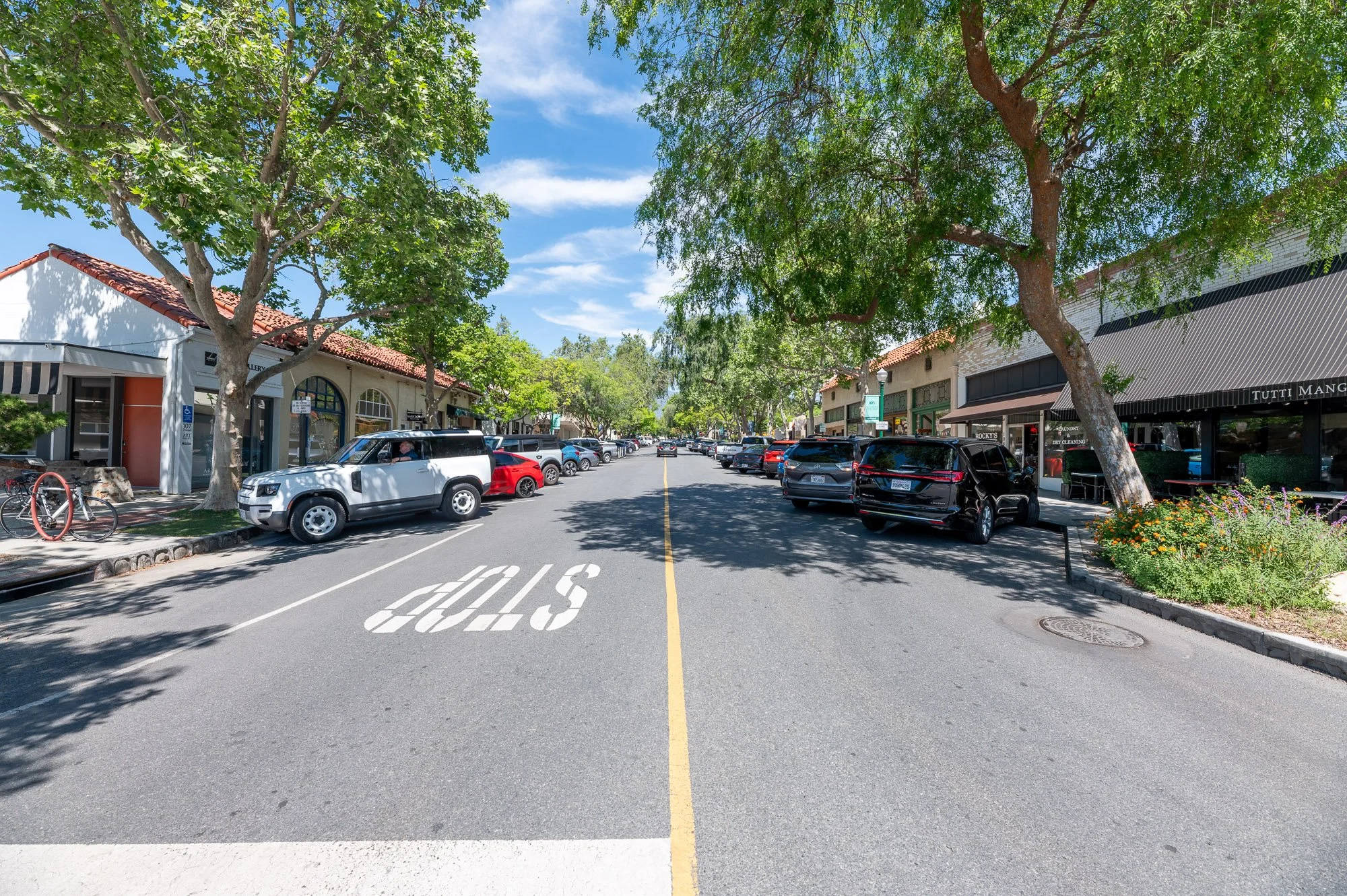 Claremont Village street real estate photography Claremont CA SoCal Home Photo