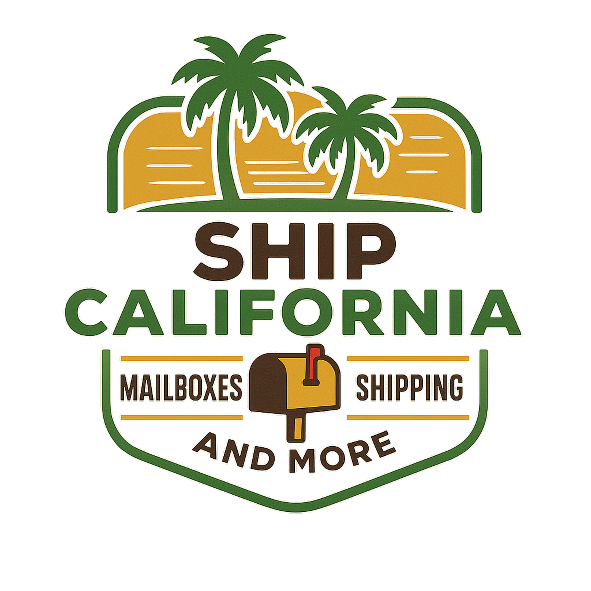 Ship California Mailboxes Shipping and More logo
