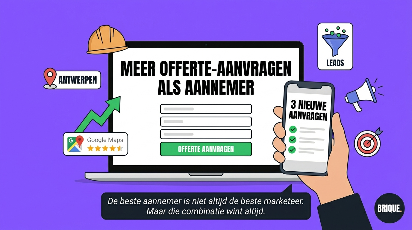 Meer offerte-aanvragen als aannemer of bouwbedrijf