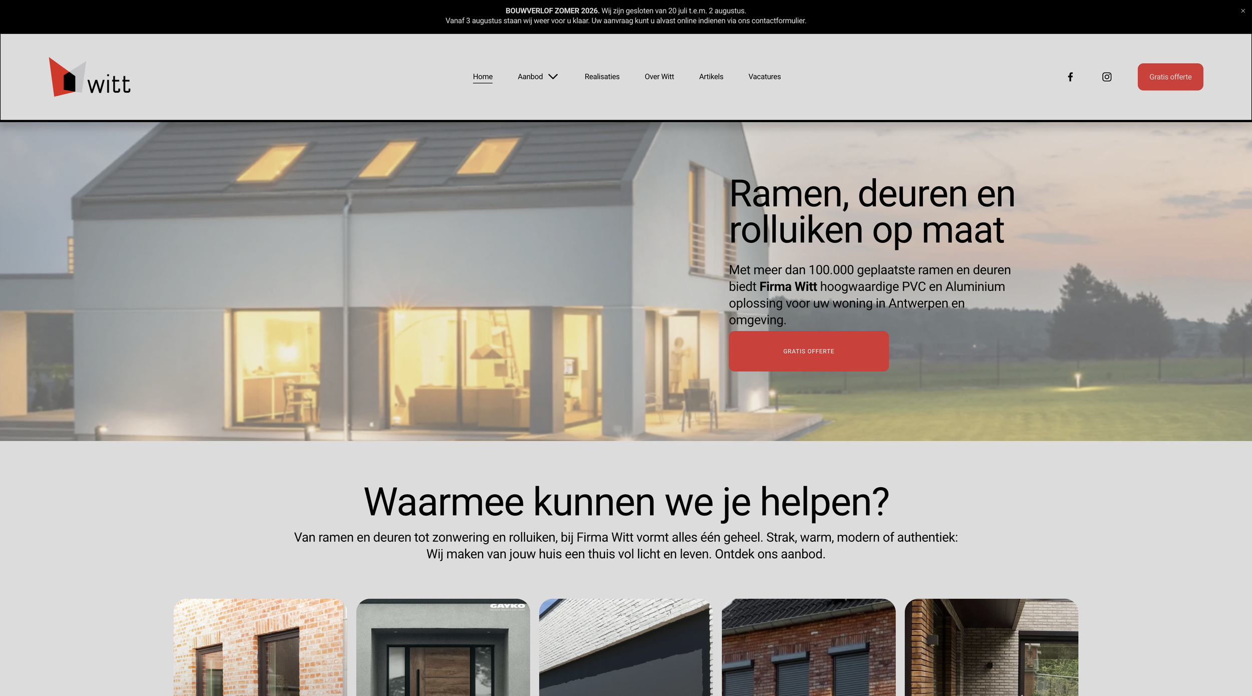 Website realisatie Firma Witt - BRIQUE Digital