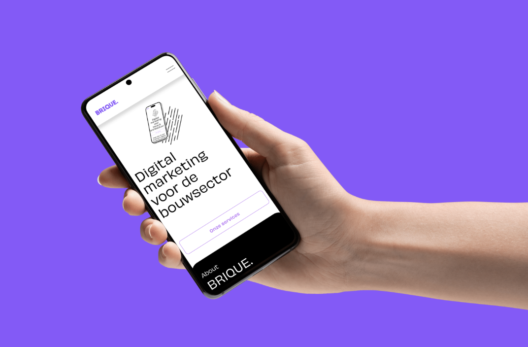 Digitale marketing voor de bouwsector op mobiel