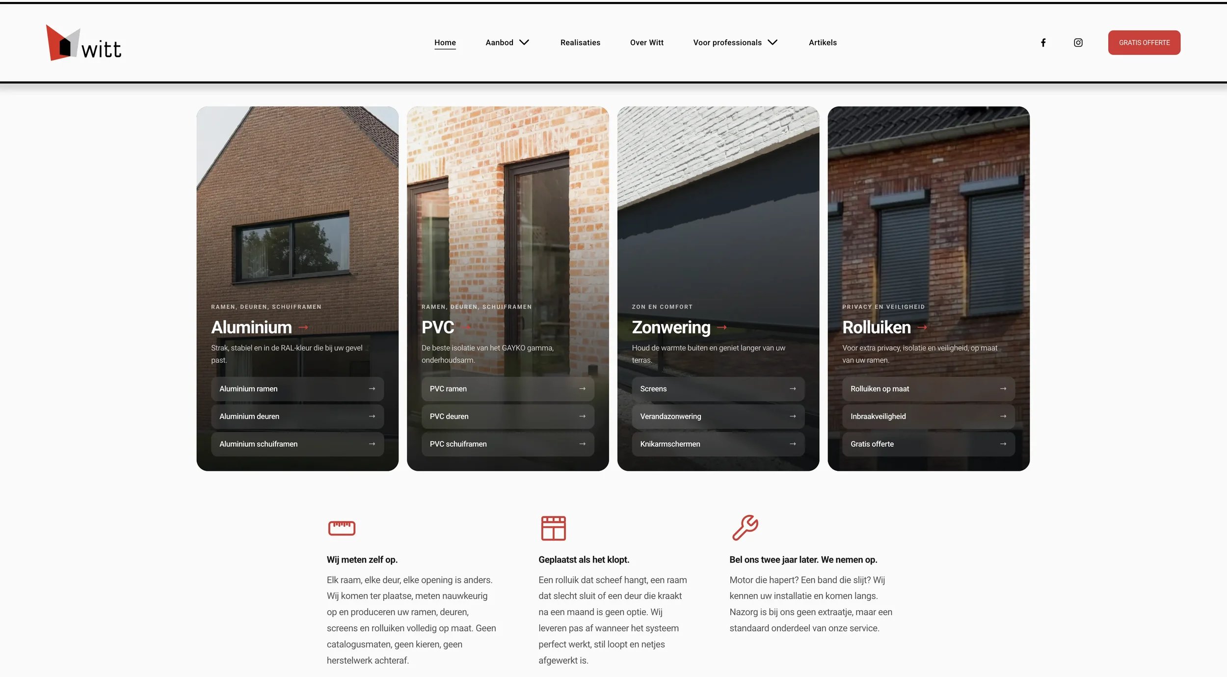 Website realisatie Firma Witt - BRIQUE Digital