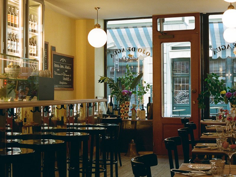 Innenraum Restaurant Ojo de Agua Zürich – Tapas Bar mit argentinischen Weinen, Oetenbachgasse 13, Zürich Altstadt