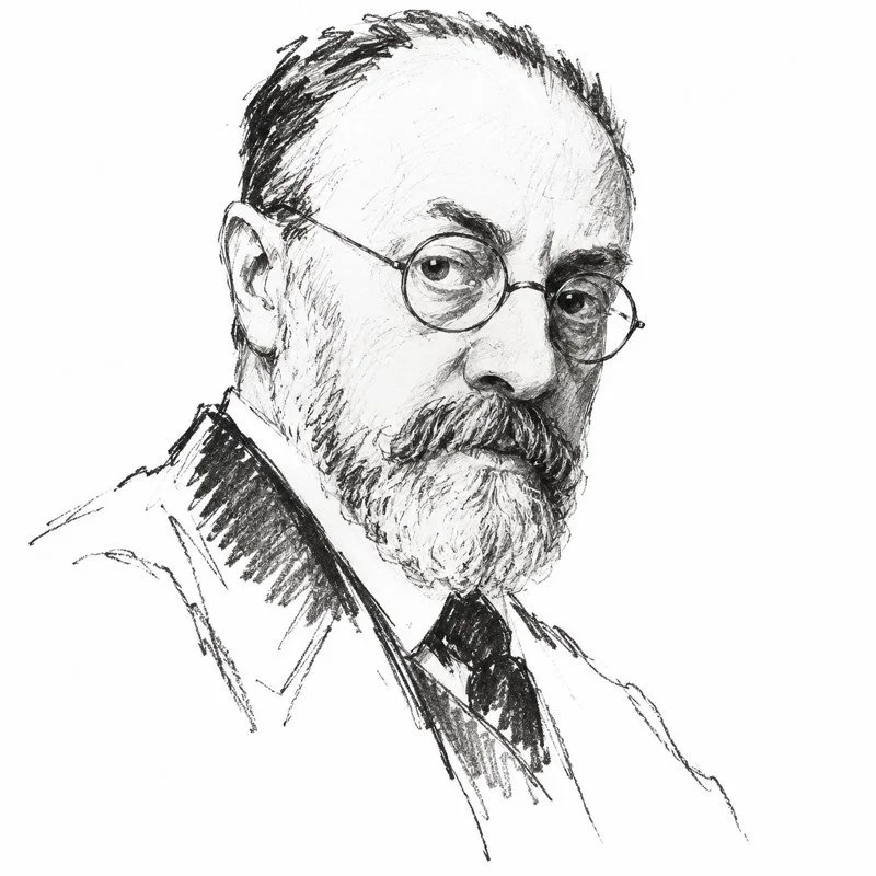 Illustrated portrait of Henri Matisse