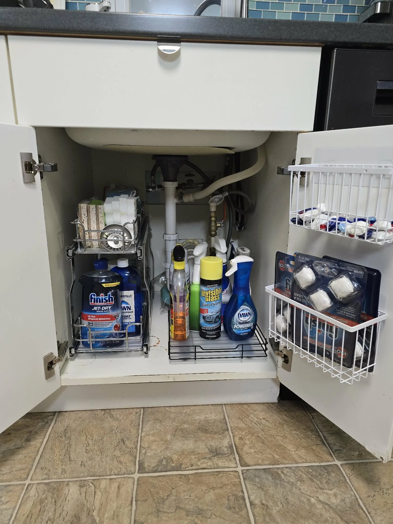 After: organized bedroom closet in Baltimore County MD