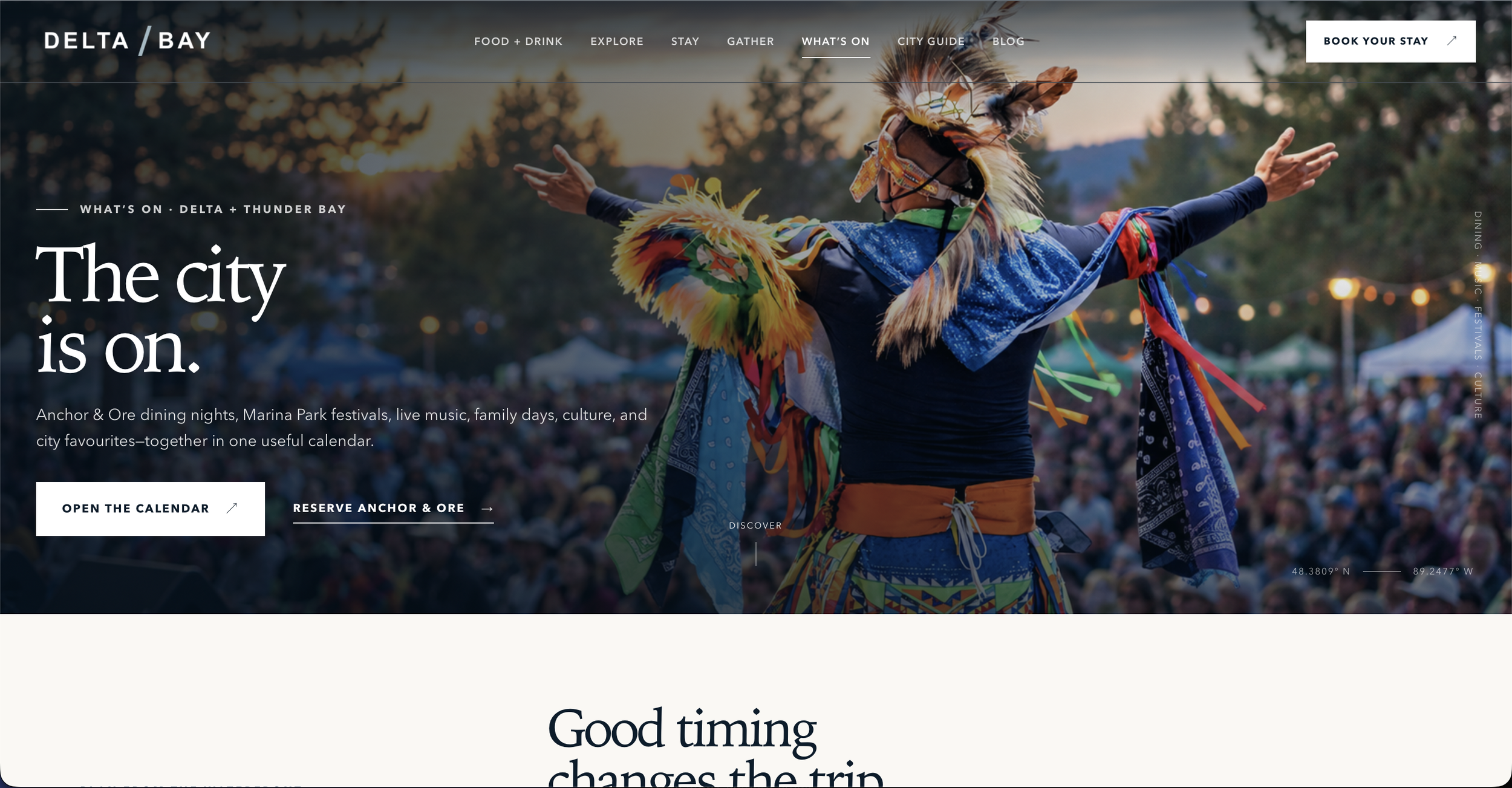 Delta Hotels by Marriott: Thunder Bay website design preview