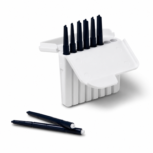 Hearing aid wax guards and filters for compatible devices