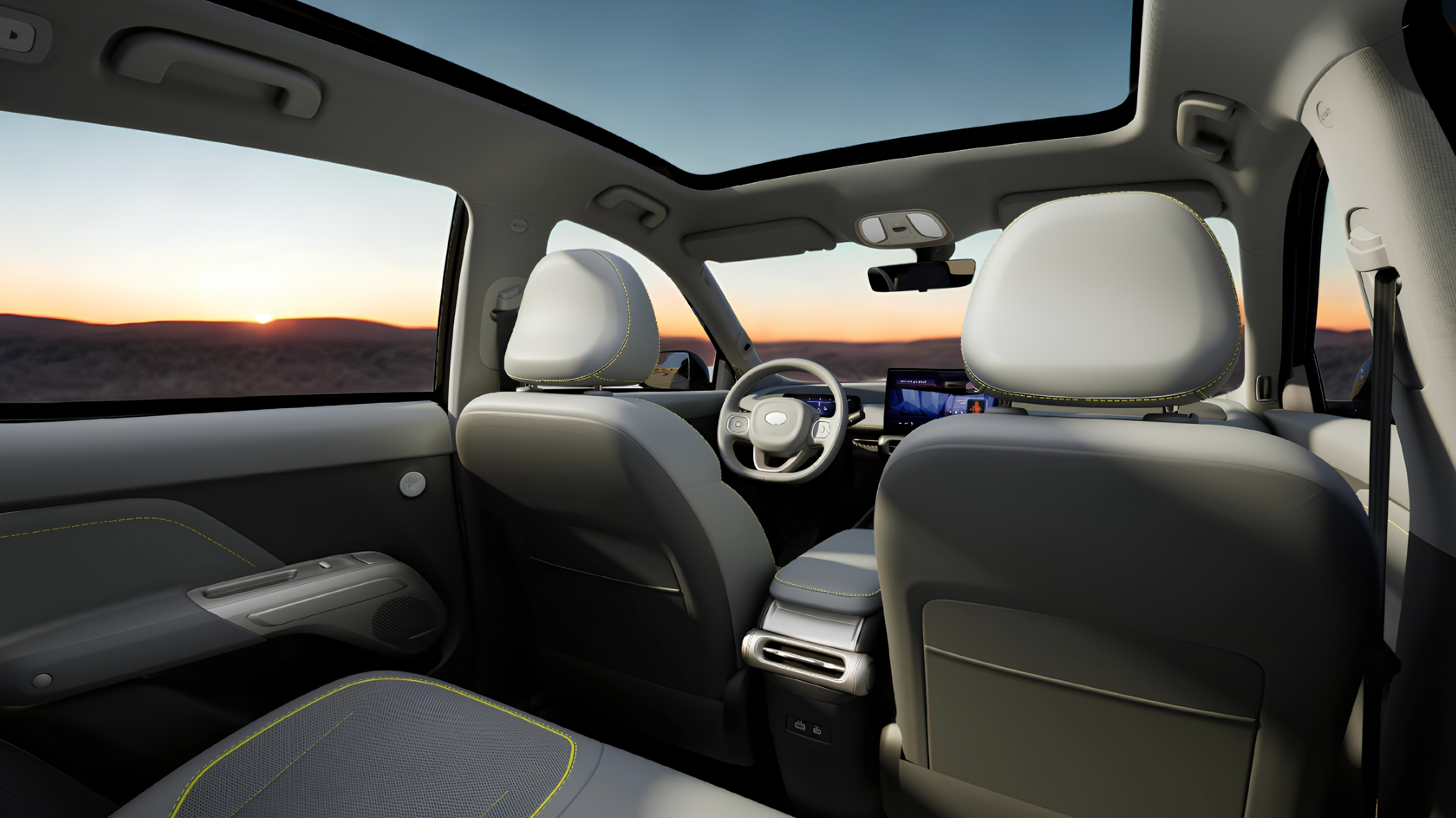 LEV01 rear cabin and panoramic roof