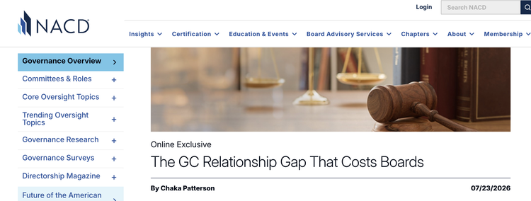 NACD Directorship coverage