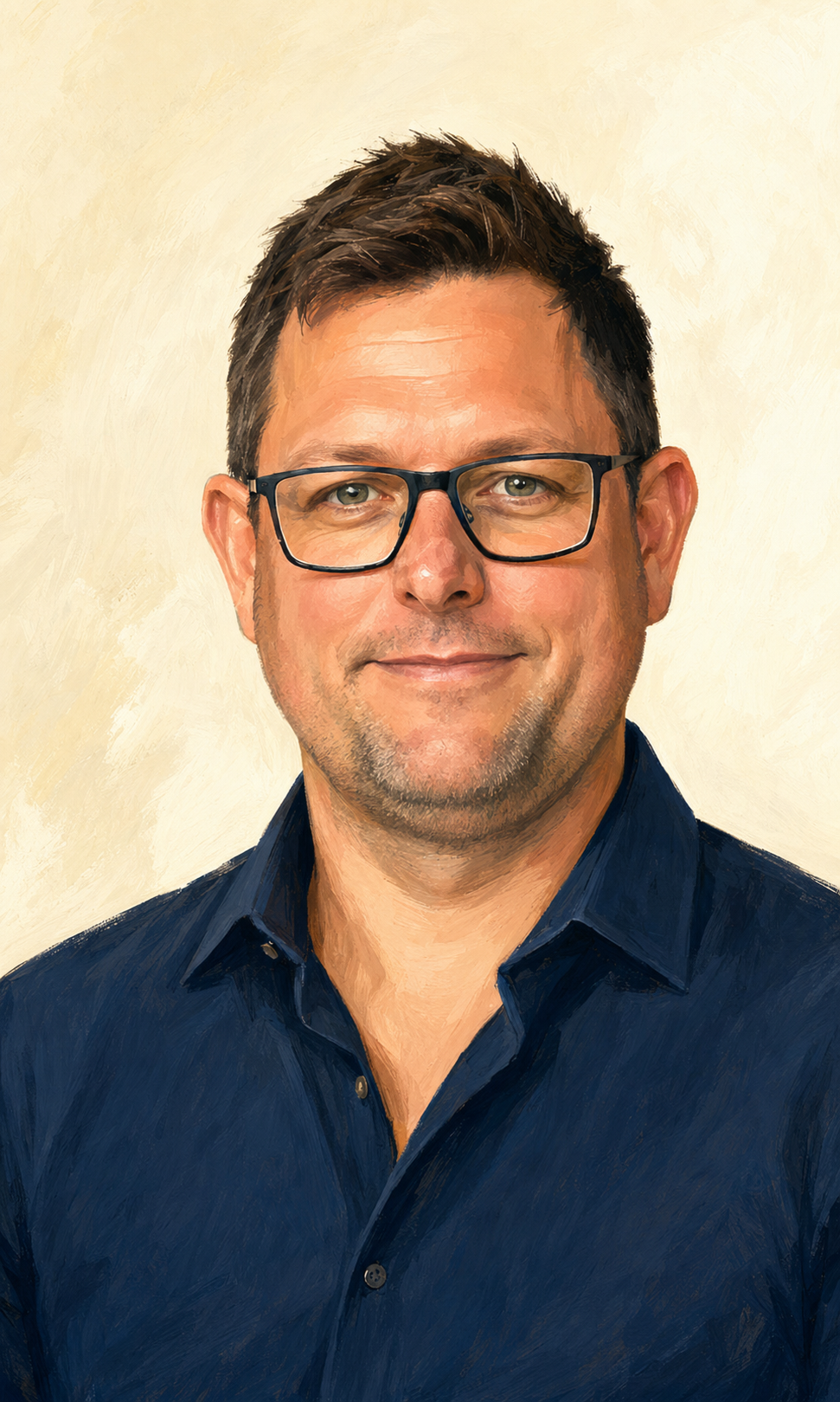 Illustrated portrait of Ashley Wesley