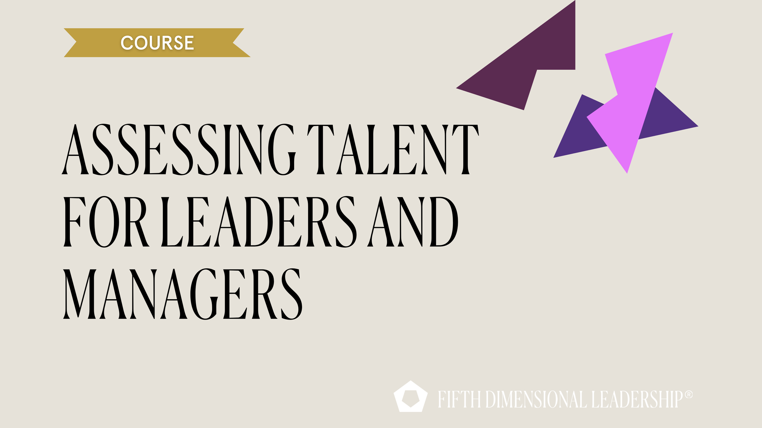 Assessing Talent for Leaders and Managers
