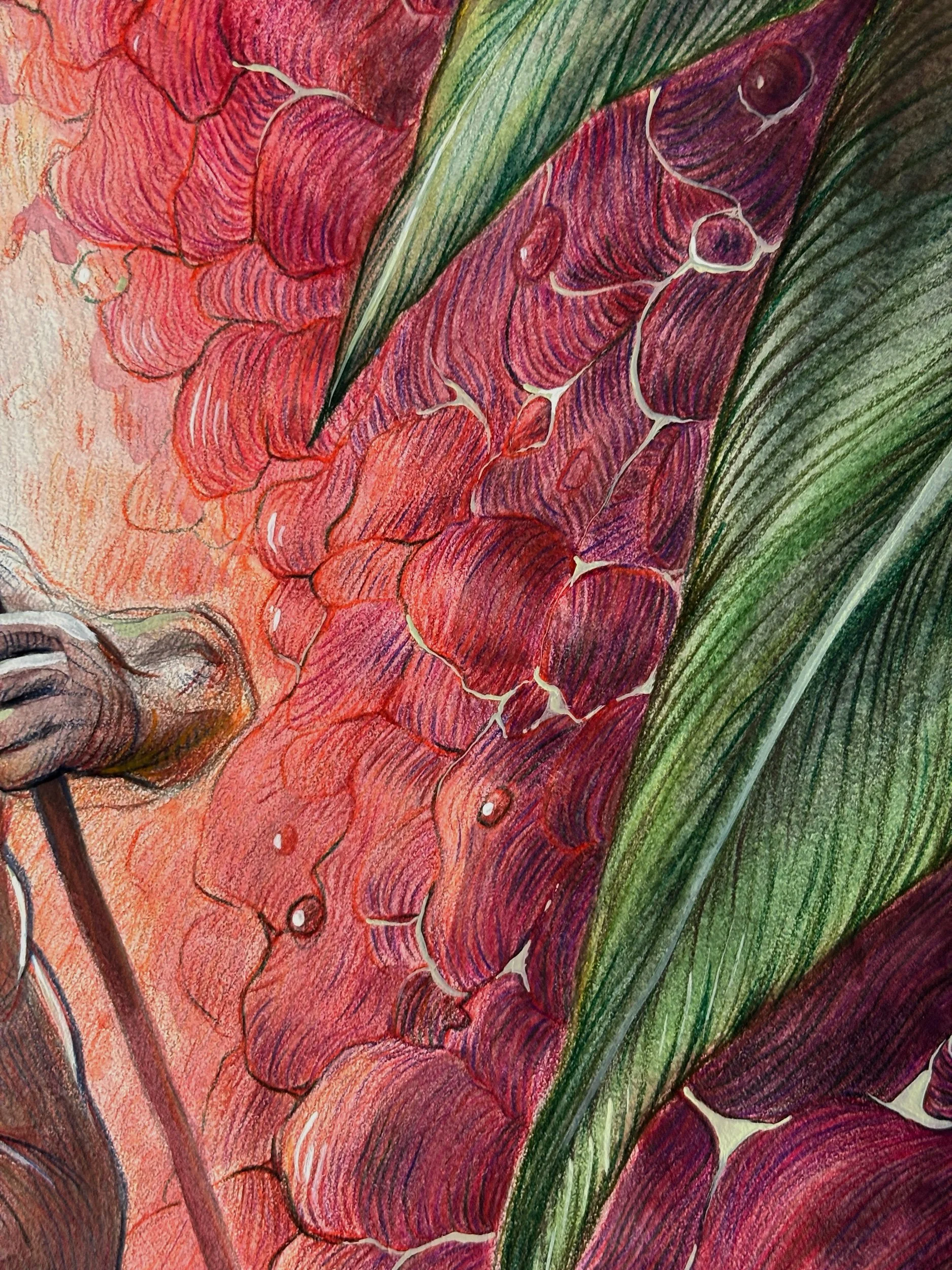 Oastea Albă Sub Piele - Detaliu Textură