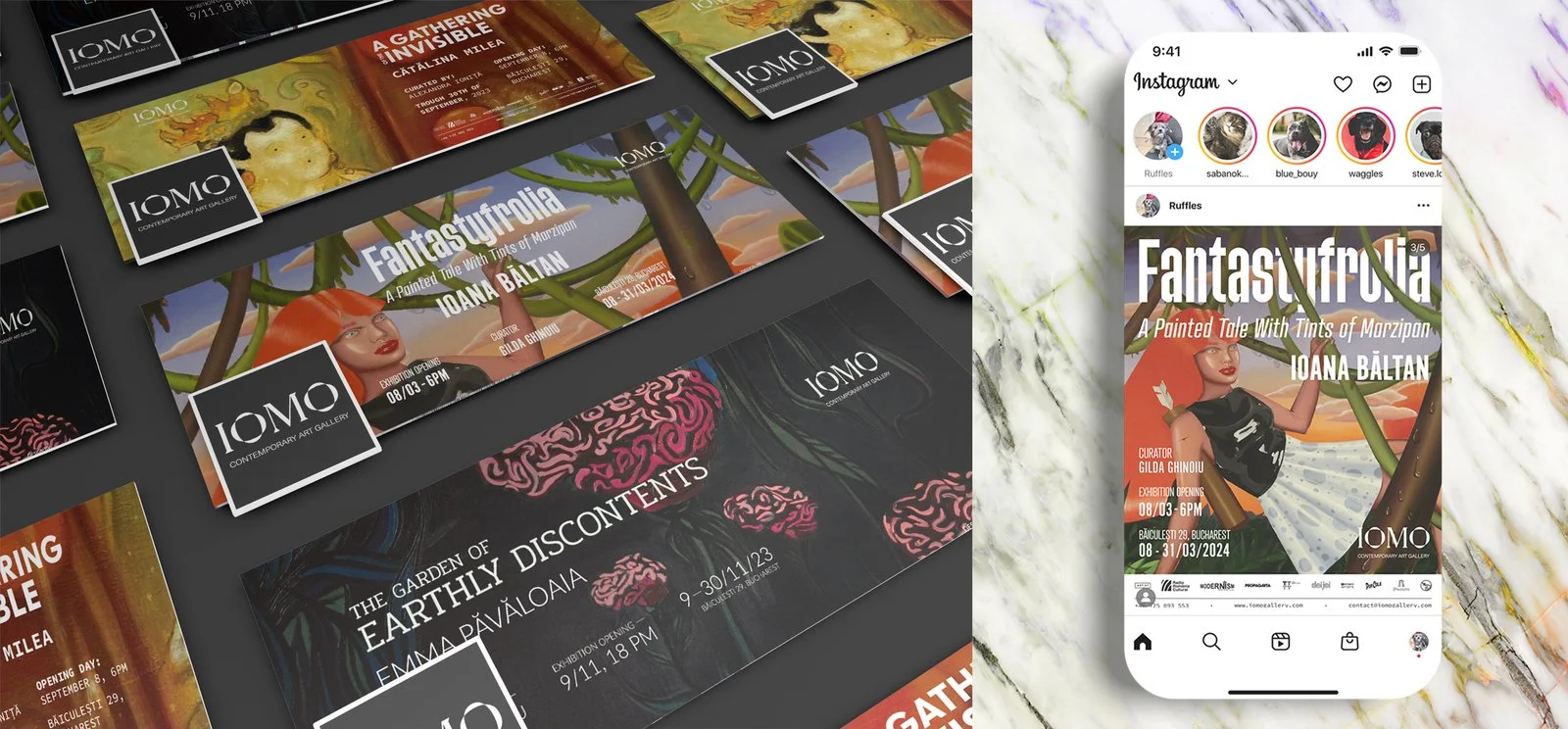 Social media strategie IOMO Gallery