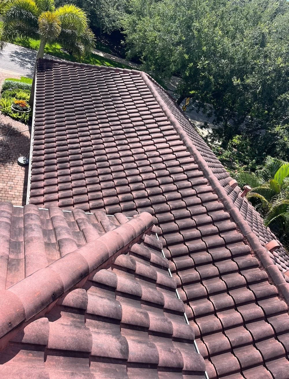 Roof Before Cleaning in Naples, FL