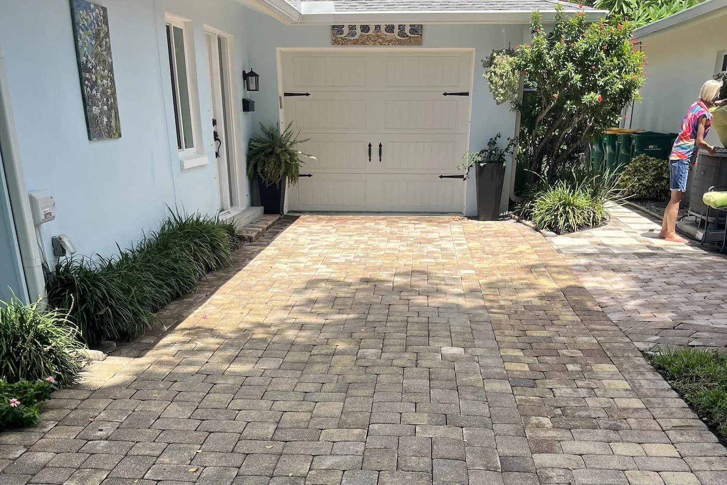 Driveway After Pressure Cleaning in Naples, FL