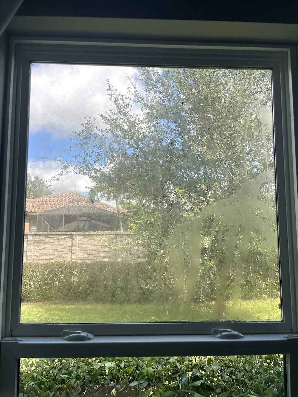 Window Before Cleaning in Naples, FL