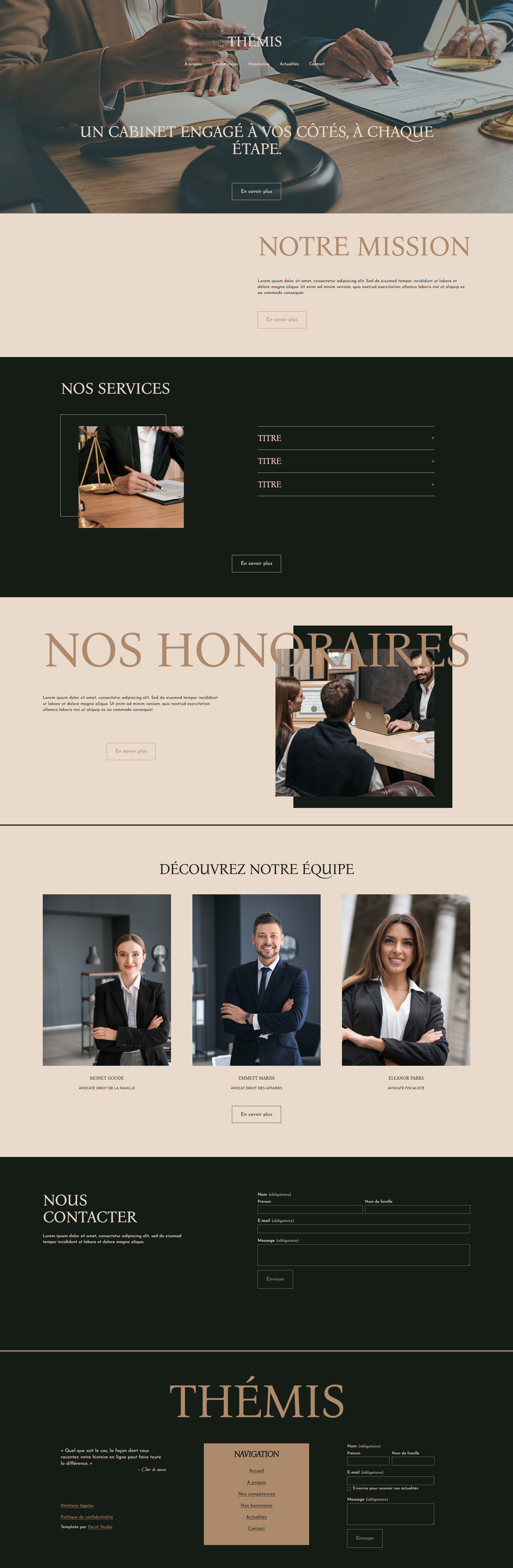 Template site internet yoga