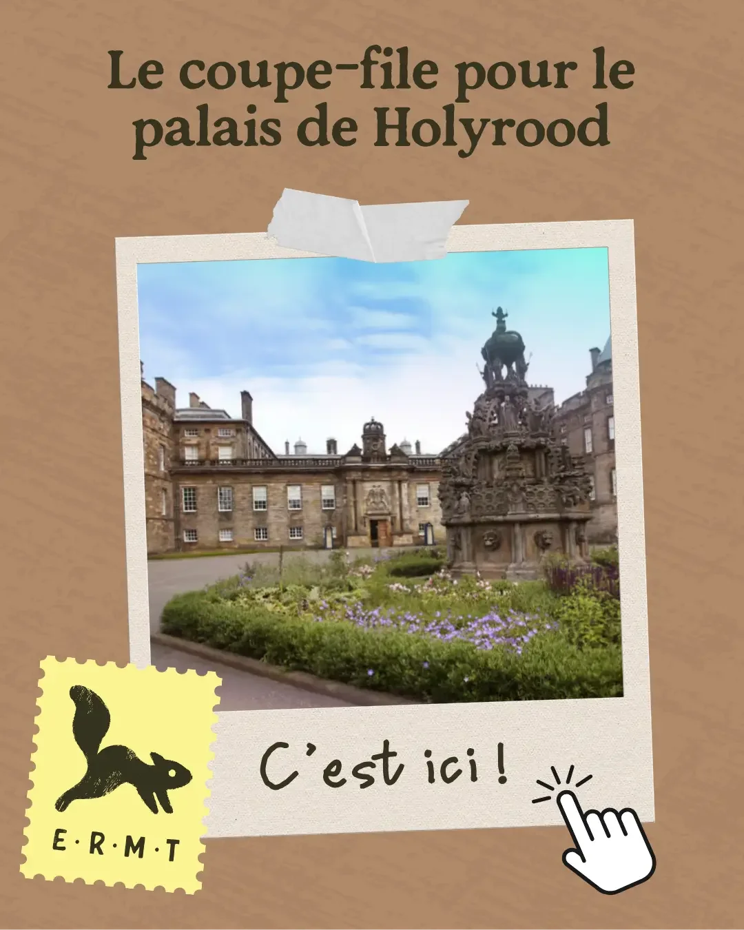 Palais de Holyroodhouse — billet d'entrée