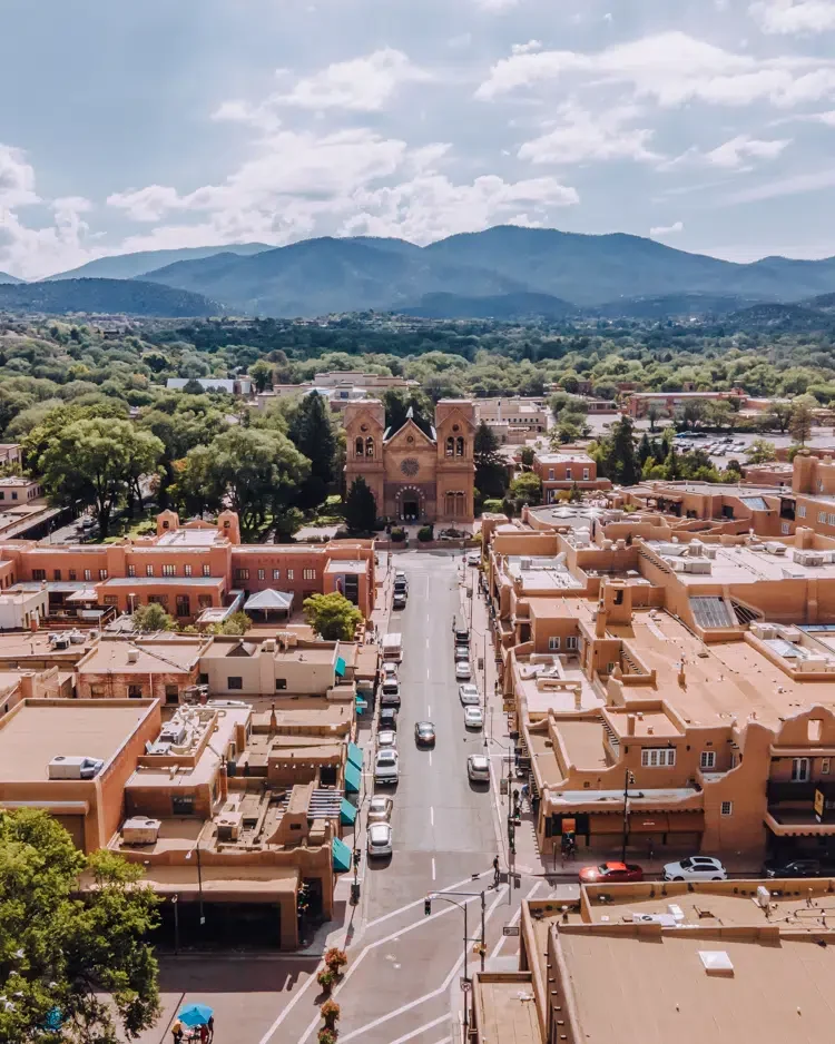 Santa Fe adobe architecture