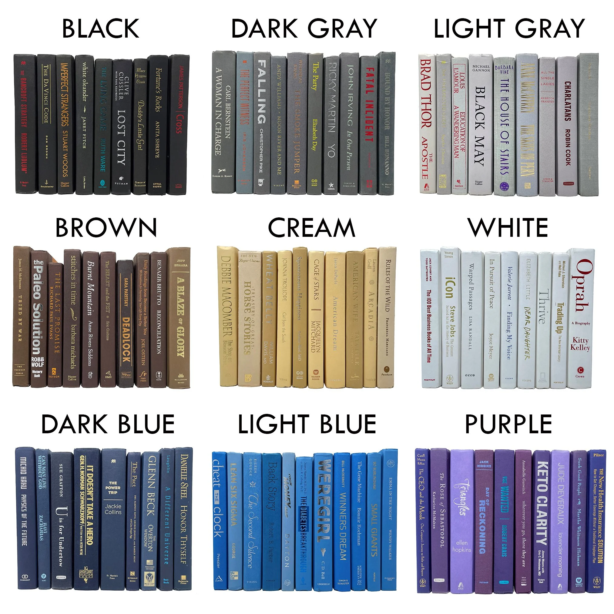 Available Book Colors Collection 1